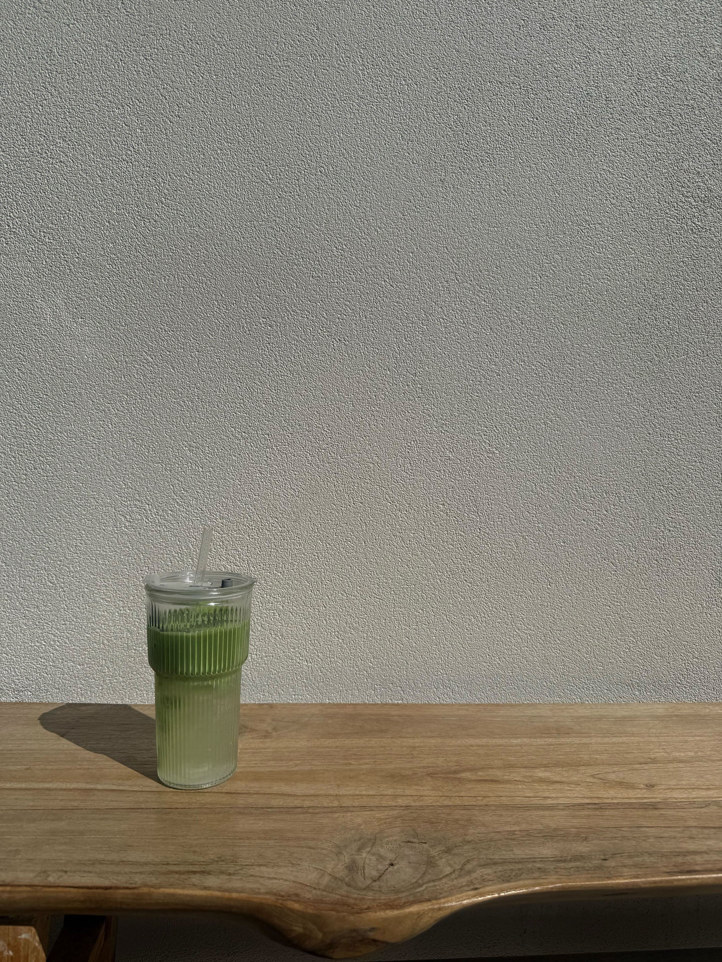 Matcha Glass Travel Cup with Lid (550ml)