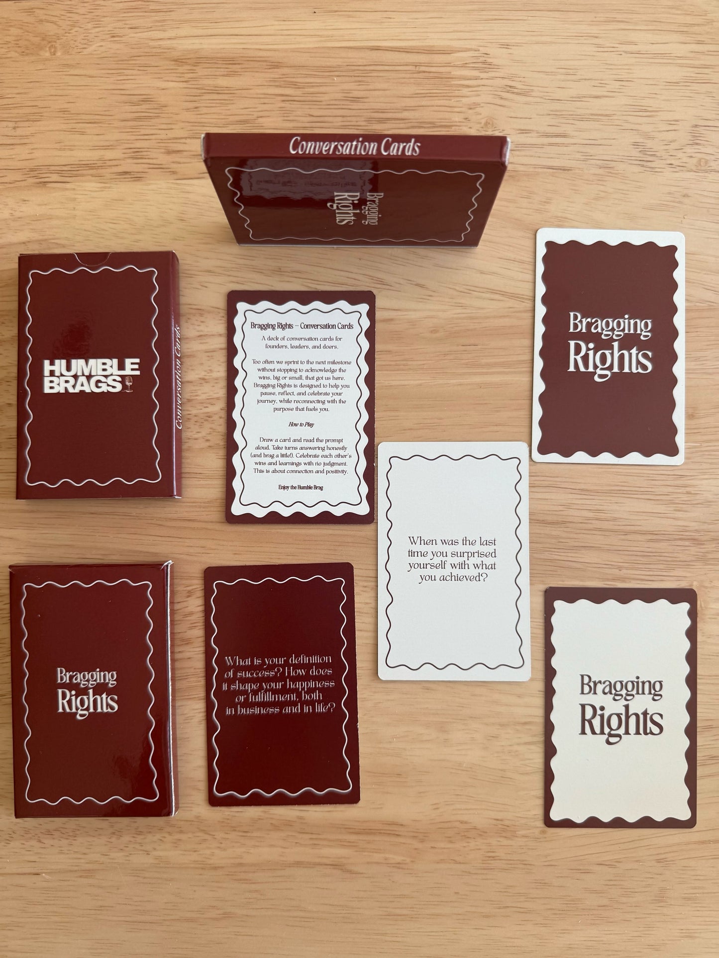 Humble Brags Conversation Cards