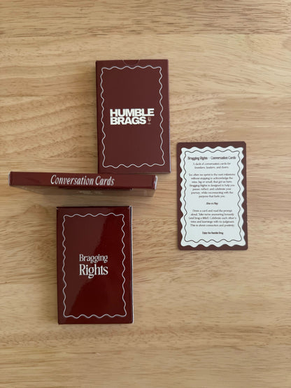 Humble Brags Conversation Cards
