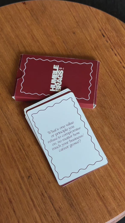 Humble Brags Conversation Cards